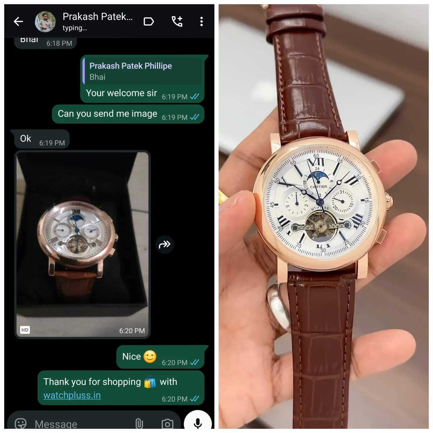 Watch Pluss Customer Review