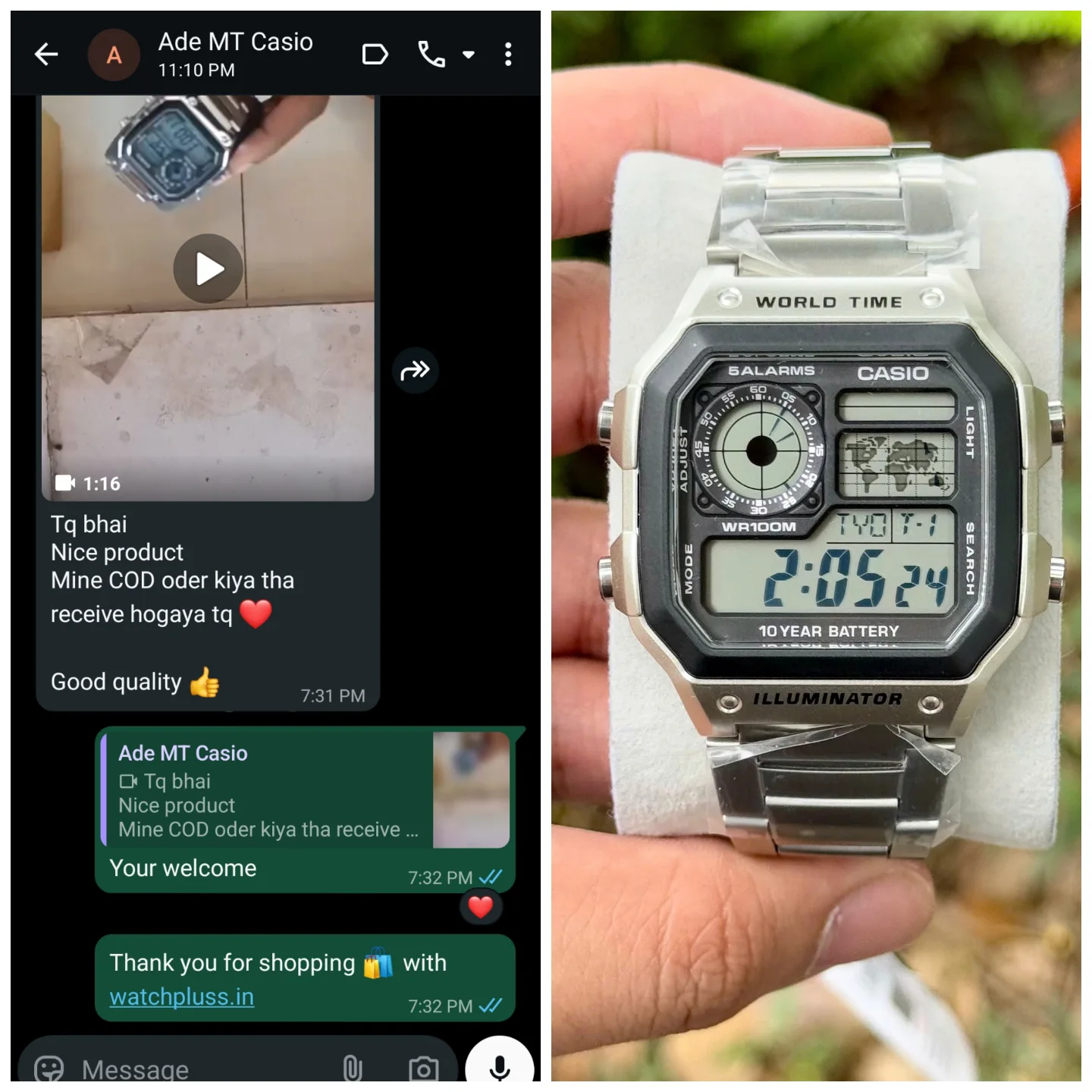 Watch Pluss Customer Review