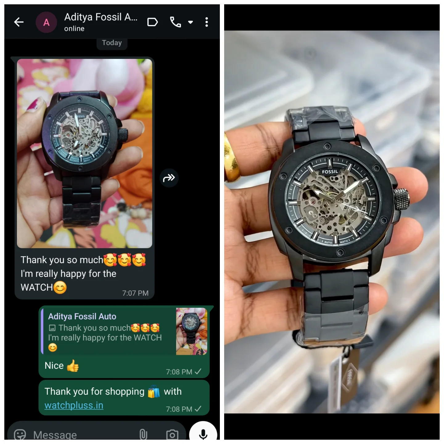 Watch Pluss Customer Review
